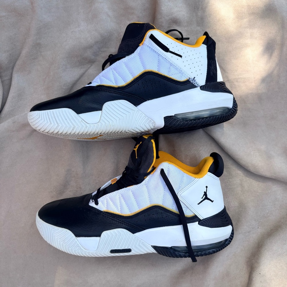 Nike Men's Air Jordan Stay Loyal White Taxi Black DB2884-107 - Size 10.5 - Picture 10 of 11